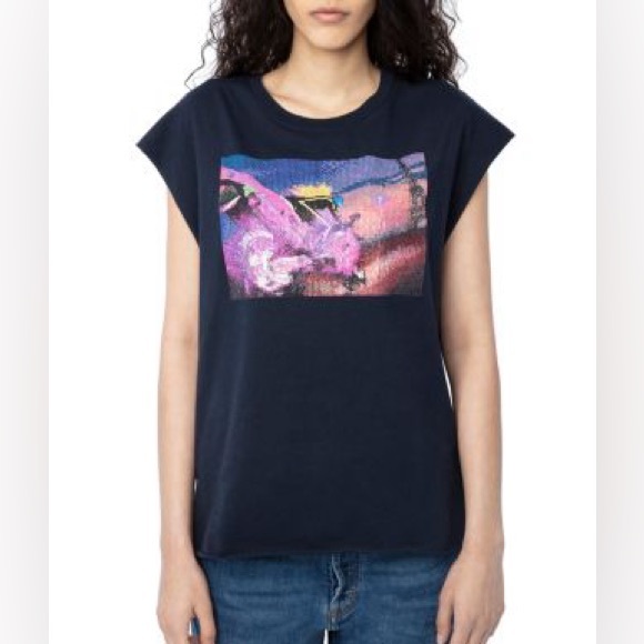 Zadig &‎ Voltaire
Cecilia Girl Moto Tee size S - Picture 1 of 7
